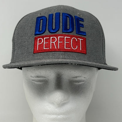Dude Perfect 2022 Tour Hat Baseball Cap YouTube 6 Panel Snapback Gray