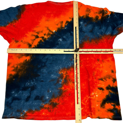 Camiseta de los Denver Broncos, talla extragrande, equipo de la NFL, camiseta de fútbol con efecto tie-dye, para hombre, color naranja