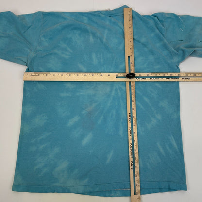 Vintage 80s Here Today Gone To Maui T Shirt Hawaii Hawaiian Blue Tee M Medium