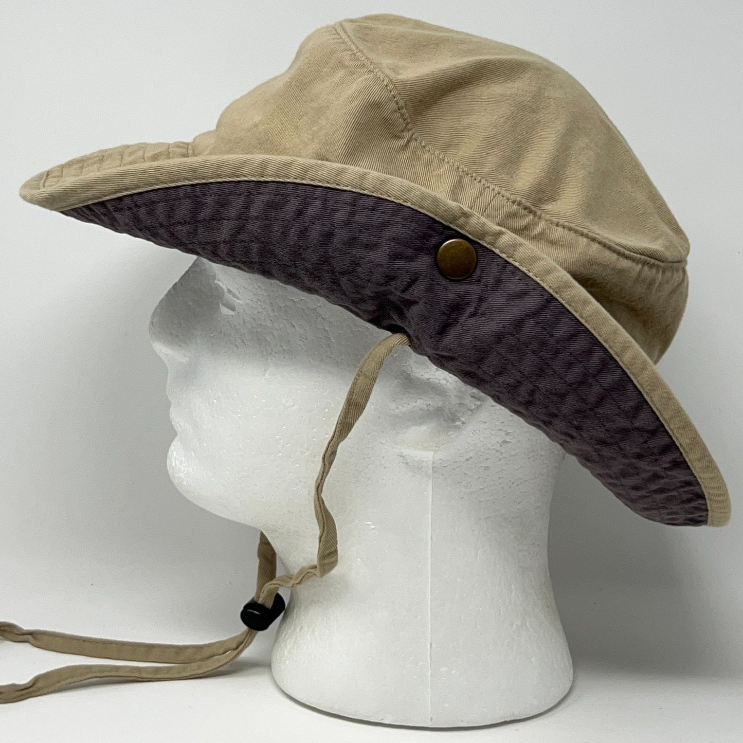 Duluth Trading Co Boonie Hat Bush Booney Bucket Fishing Garden Beige XL X-Large