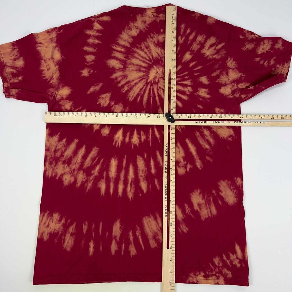 Elvis Presley Graceland Memphis TN Tie Dye Graphic T Shirt Red M Medium Tee