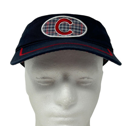 Gorra con visera de los Chicago Cubs de New Era con correa trasera y cuadros azules de béisbol MLB