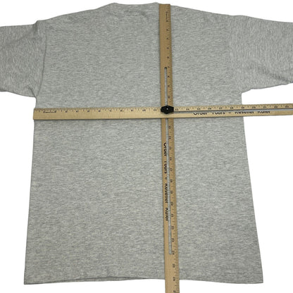 University of Michigan Law School Vintage 90s T Shirt Medium MLS Tee Mens Gray