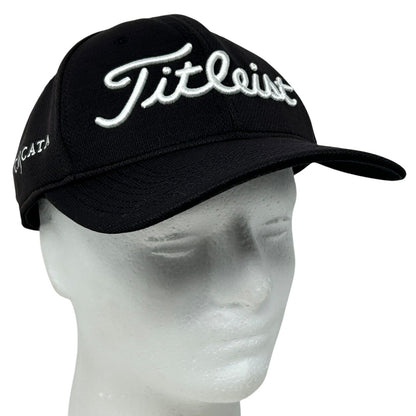 Titleist x New Era Baseball Hat Cap Cascata Golfing Golfer Black Flex Fitted S-M