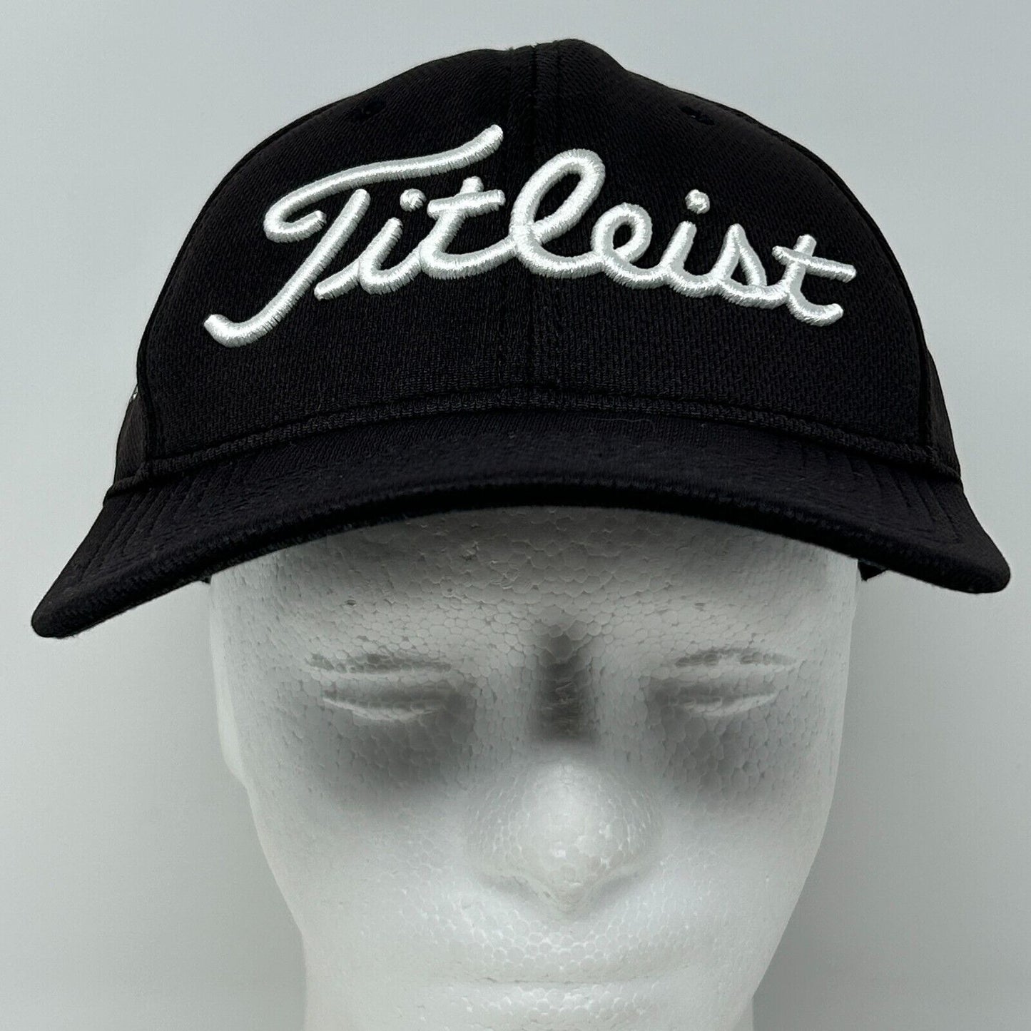 Titleist x New Era Baseball Hat Cap Cascata Golfing Golfer Black Flex Fitted S-M