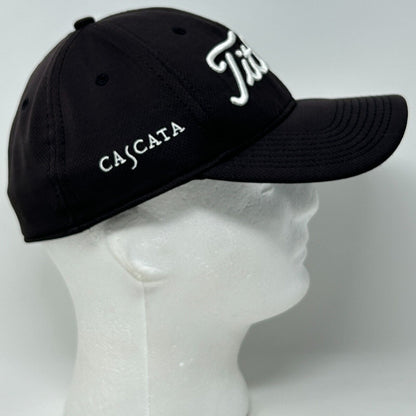 Titleist x New Era Baseball Hat Cap Cascata Golfing Golfer Black Flex Fitted S-M