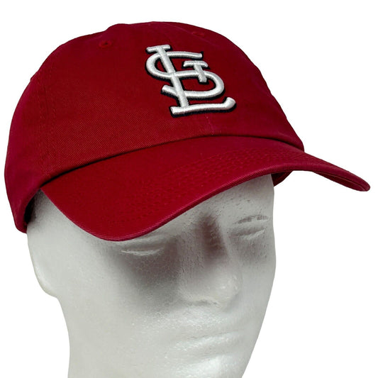 Gorra de béisbol con correa trasera de seis paneles de la MLB de St Louis Cardinals, color rojo