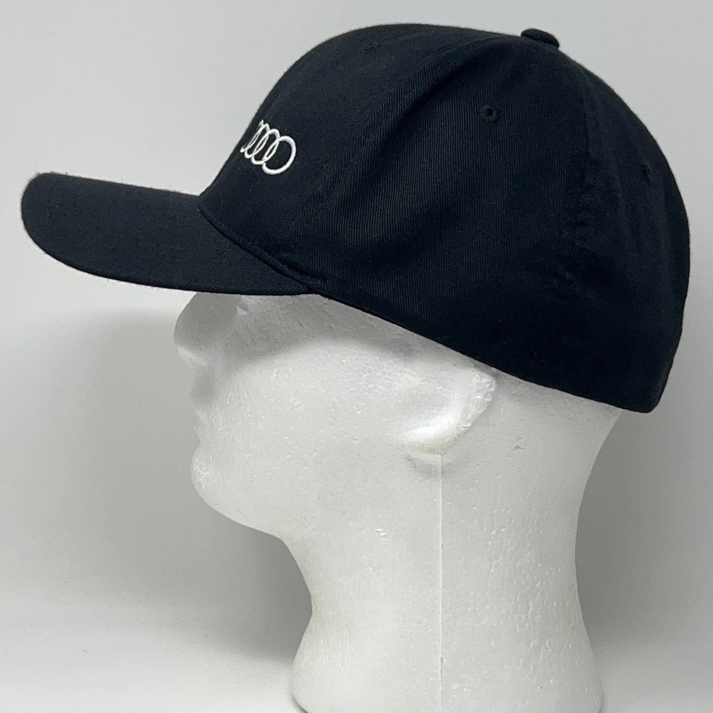 Audi Logo Hat Baseball Cap Cars Automobiles Vehicles 6 Panel Black FlexFit L-XL