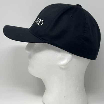 Audi Logo Hat Baseball Cap Cars Automobiles Vehicles 6 Panel Black FlexFit L-XL