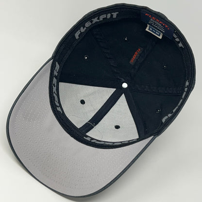Violent Gentlemen Hockey Club Patch Hat Baseball Cap FlexFit S-M Black VGHC Bolt