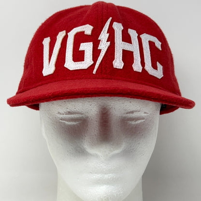 Violent Gentlemen Hockey Club Hat Baseball Cap VGHC Bolt Red Wool Blend Snapback