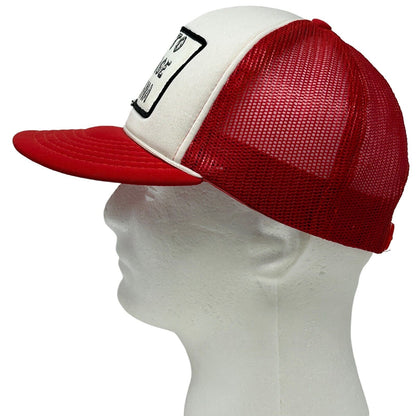 Tonto Village Arizona Trucker Hat Vintage 80s Red Mesh Snapback Baseball Cap