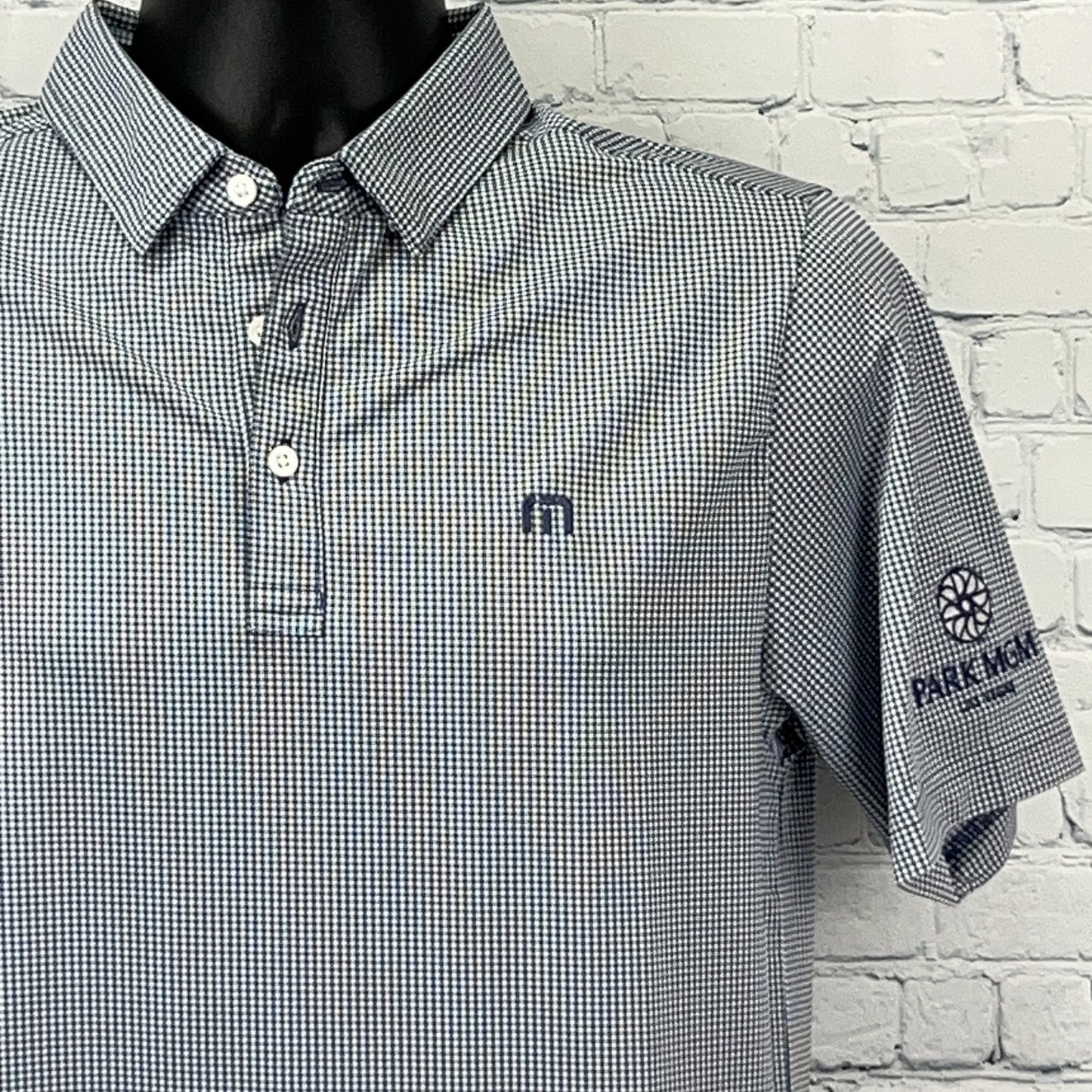 Park MGM Casino Travis Mathew Zim Polo Shirt S Small Gray Las Vegas Short Sleeve