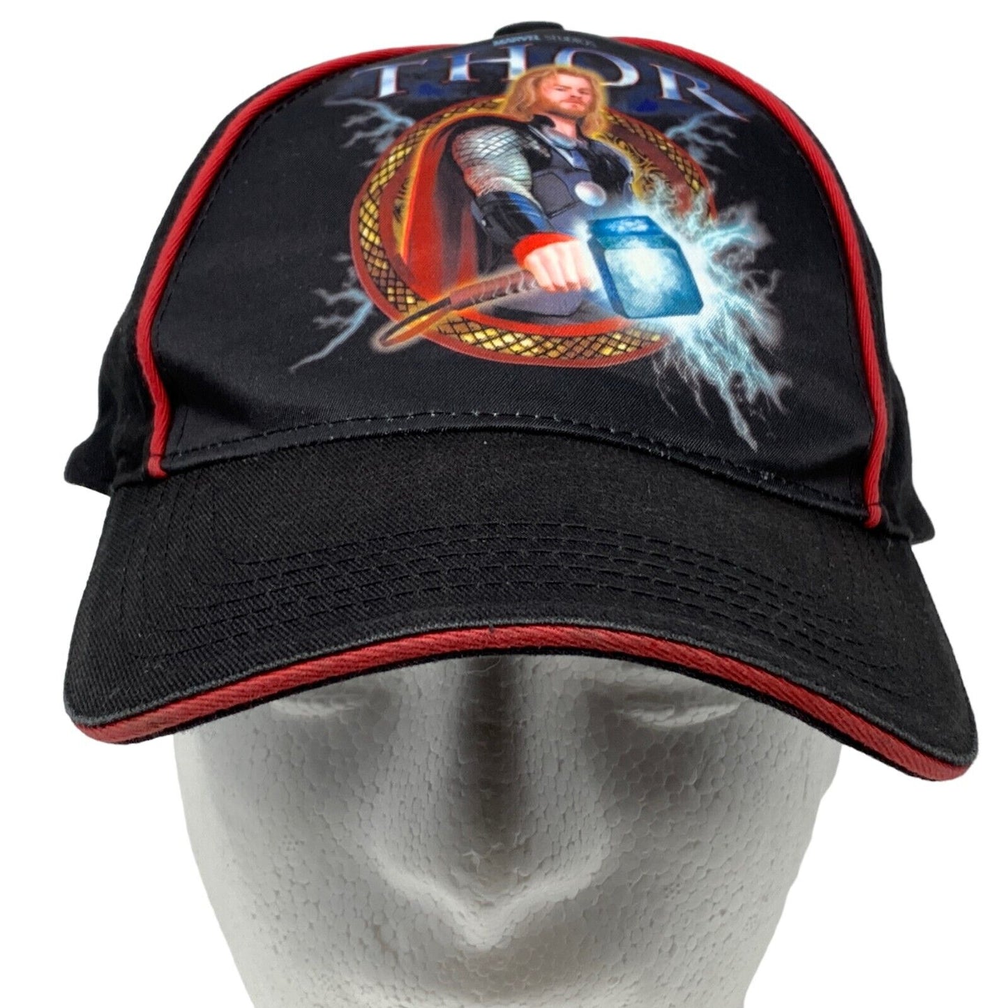 Marvel Studios Thor Strapback Hat Movie Film Dr Pepper Promotional Baseball Cap