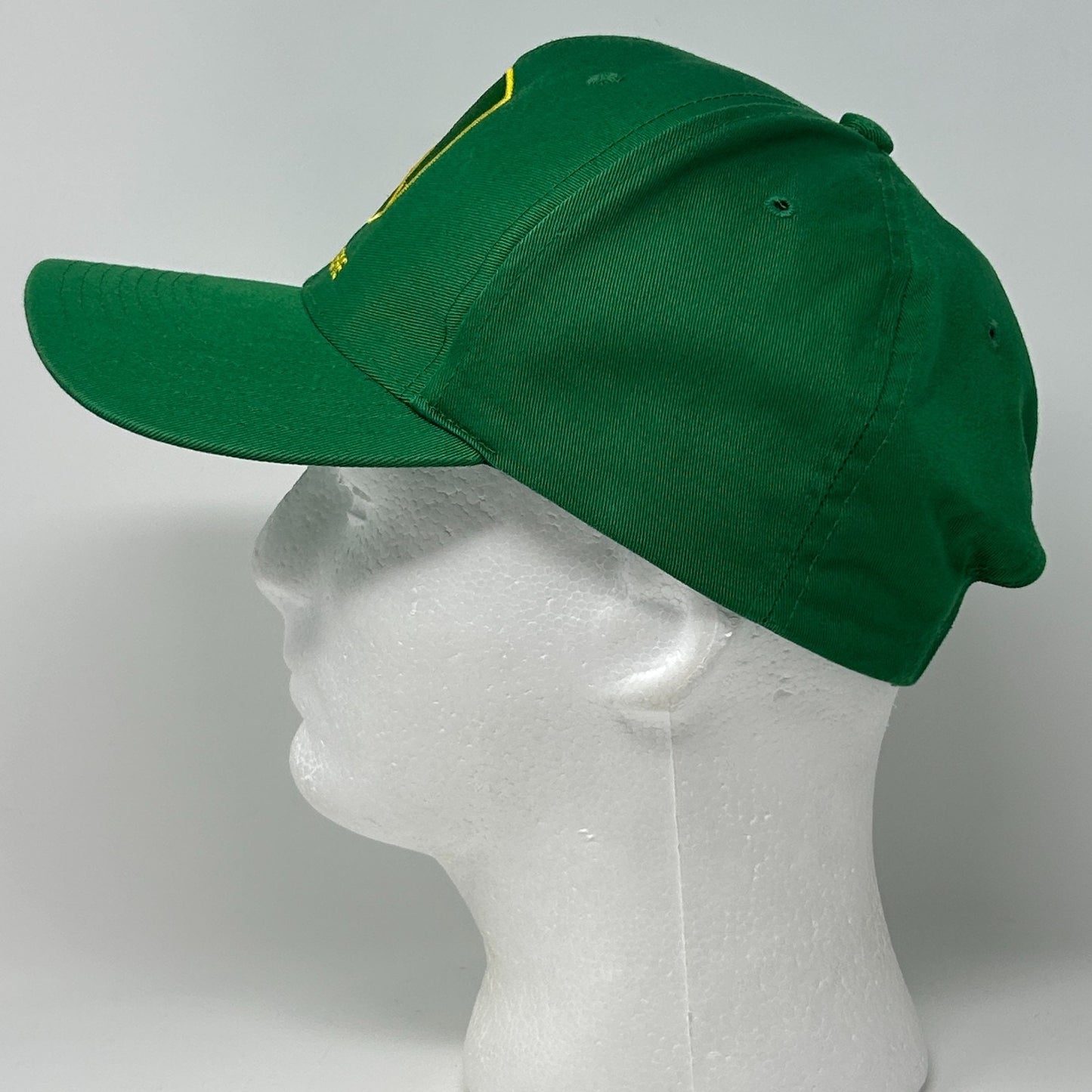 John Deere Hat Baseball Cap Green Farmer Farming Tractor Logo 6 Panel Snapback