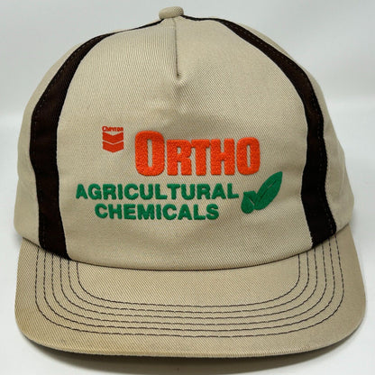 Chevron Ortho Agricultural Chemicals Hat Vintage 80s K-Products Baseball Cap