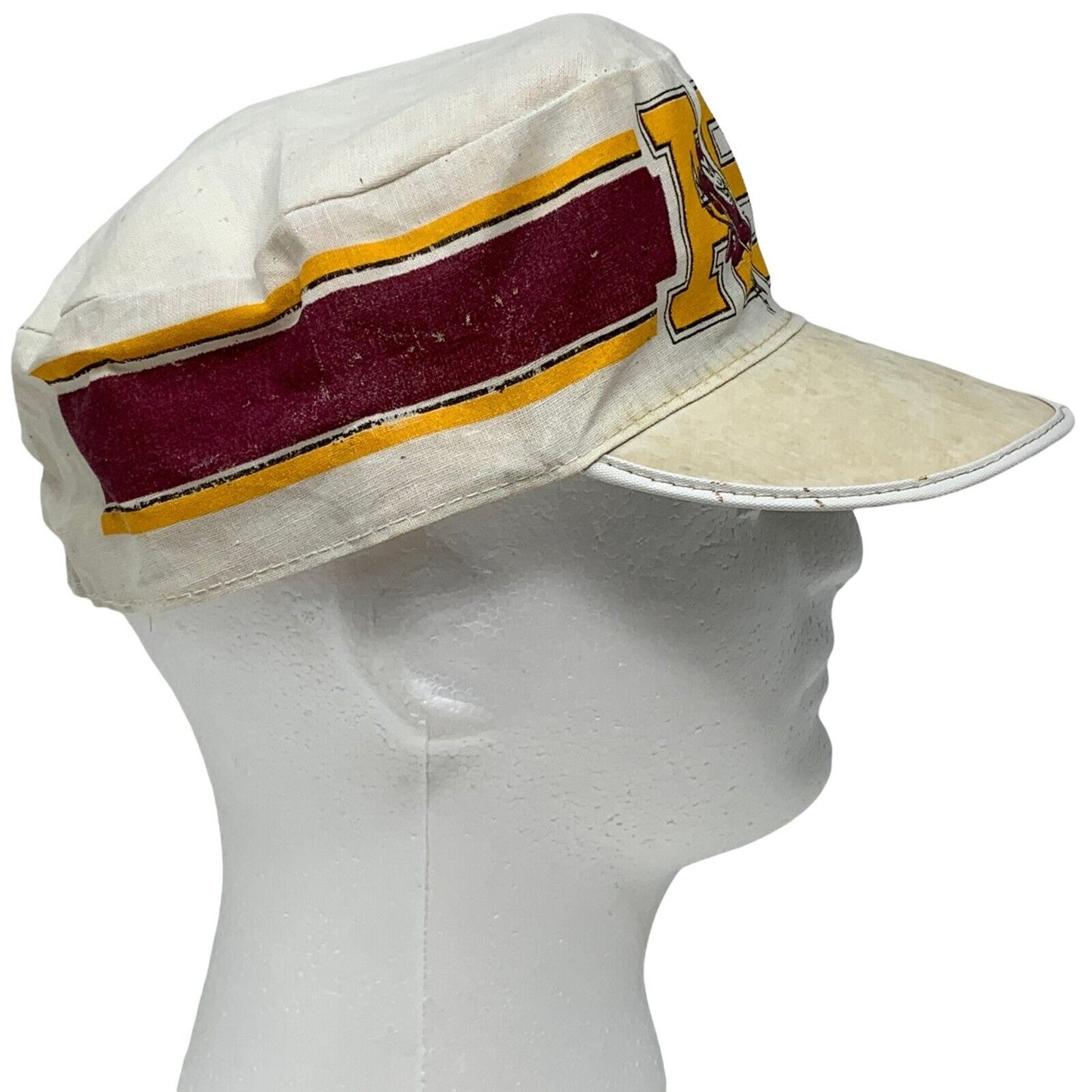 Gorra de béisbol vintage de pintor de los ASU Sun Devils, color blanco de la Universidad de Arizona, 7 3/8