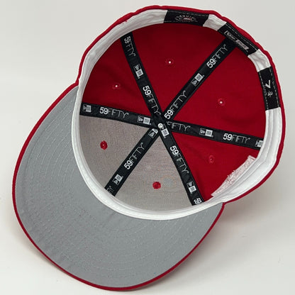 Los Angeles Dodgers 2020 World Series Hat Baseball Cap Red New Era Fitted 7 3/4