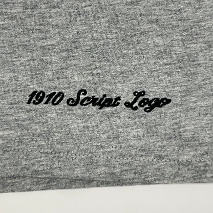 Indian Motorcycle 1910 Script Logo T Shirt XL X-Large Gray Biker Graphic Tee