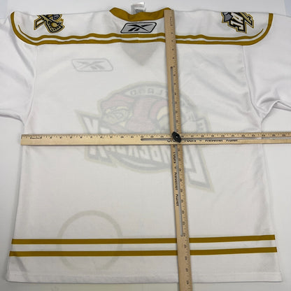 Portland Lumberjax Jersey White NLL Lacrosse Official Reebok Shirt L Large