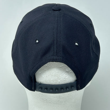 Vintage 80s Commander US Third Fleet Hat Baseball Cap USN Navy USA Snapback Blue