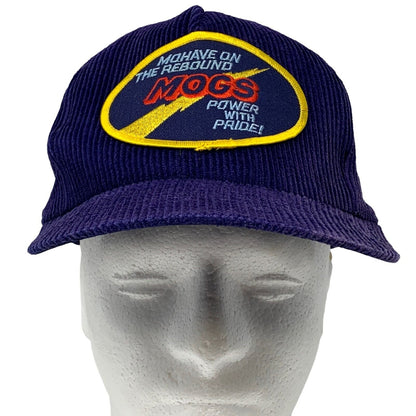 Vintage Mohave Coal Power Station Plant Baseball Hat Cap MOGS 80s Snapback Blue