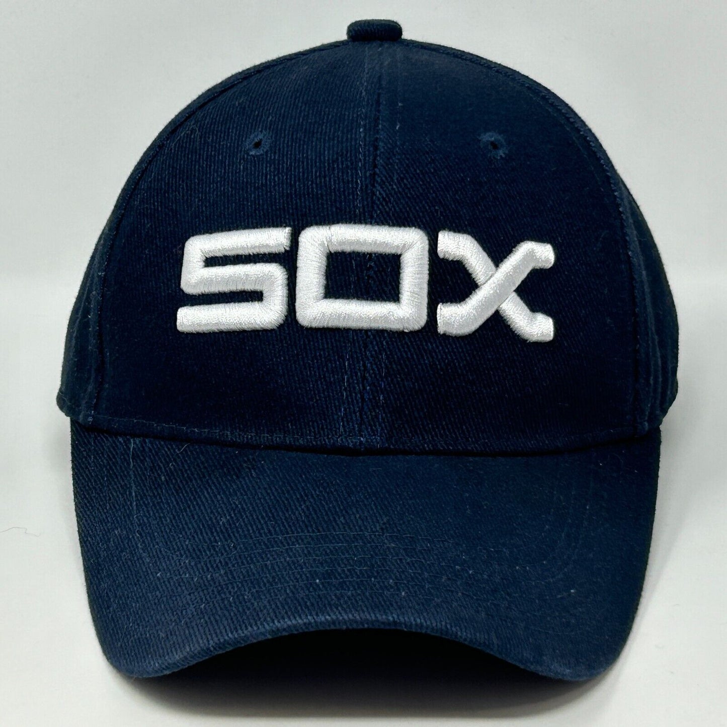 Gorra de béisbol con correa trasera de seis paneles de los Chicago White Sox de la MLB en color azul