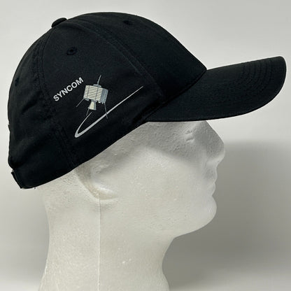 Boeing Syncom 702 Satellites Hat Baseball Cap Space Then and Now Strapback Black