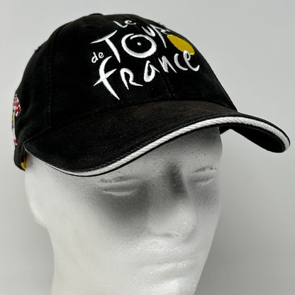 Le Tour de France Hat Baseball Cap Bicycle Race Cycling Cycler Strapback Black