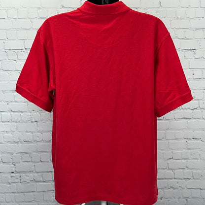 Silverton Casino Lodge Las Vegas Polo Shirt L Large Red NWT Embroidered Resort - Neon Vintage