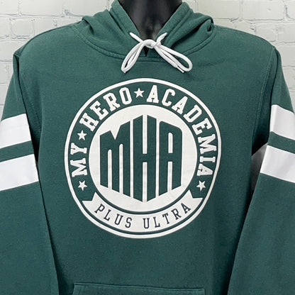 My Hero Academia Crunchyroll Hoodie XL X-Large Green Plus Ultra Anime Pullover