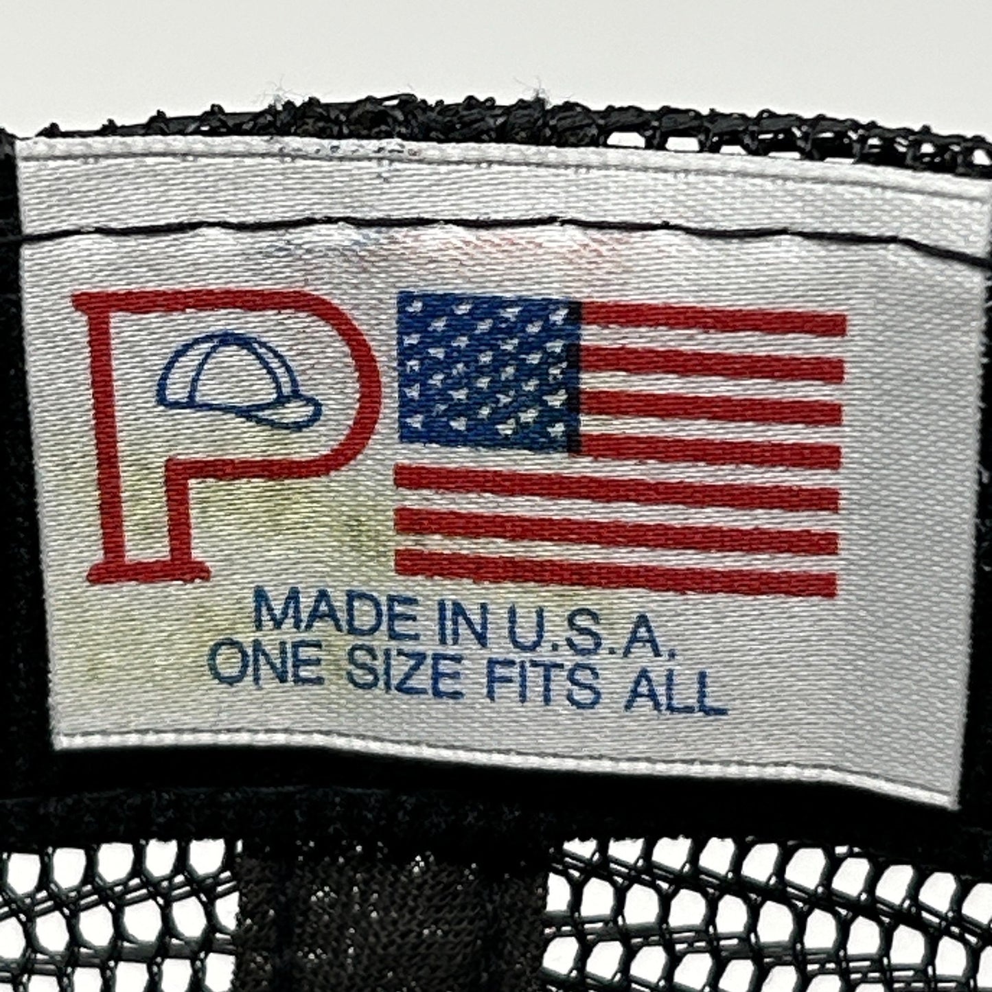 Vintage UWS Football Trucker Hat Cap Black 80s University of Wisconsin Superior