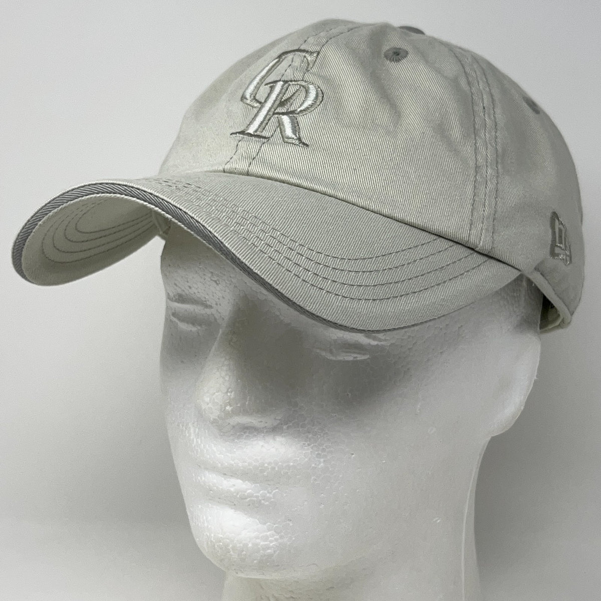 Colorado Rockies New Era Dad Hat Cap Gray Strapback MLB Baseball Adjustable Logo