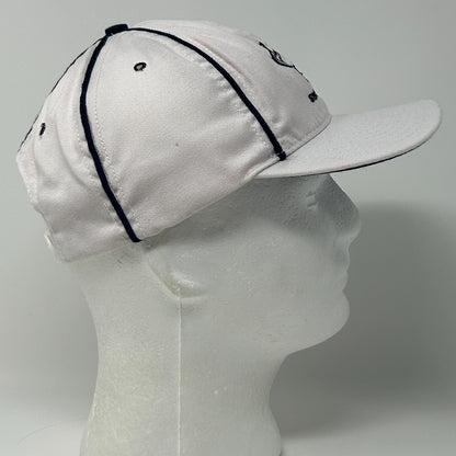 Vintage 80s Club Sportswear Hat Baseball Cap 6 Panel Made In USA Snapback White
