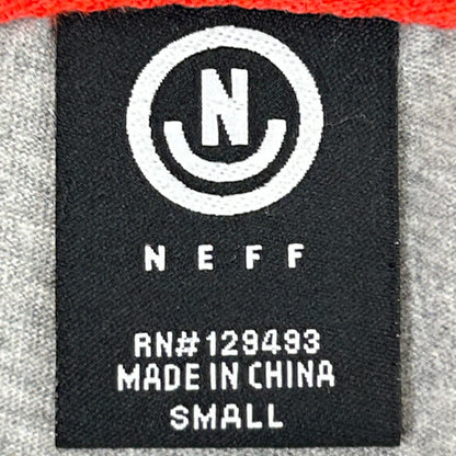 Neff Hooded T Shirt Mens S Small Gray Camouflage Hoodie Long Sleeve Pockets