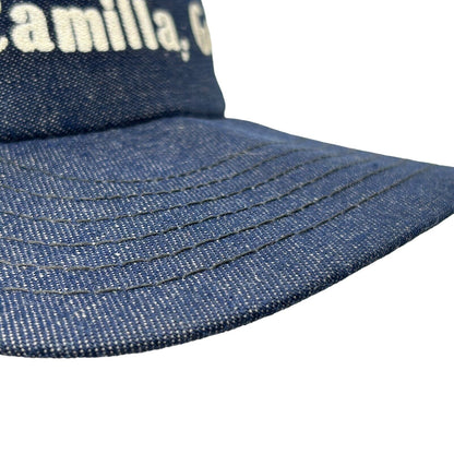 Sowega Grain Vintage 70s Hat Camilla Georgia Blue Chambray Denim Baseball Cap