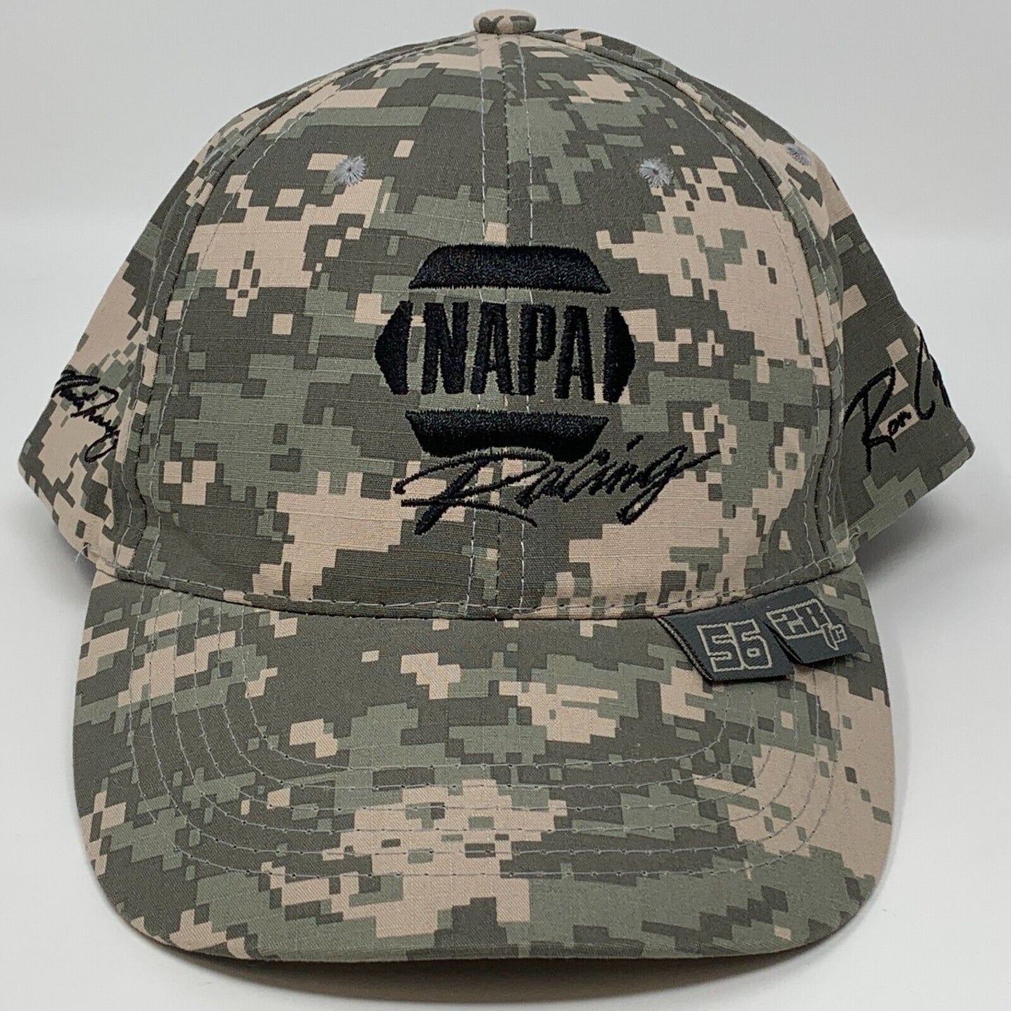 NAPA Racing Camouflage Strapback Hat NASCAR NHRA Motorsports Racing Baseball Cap