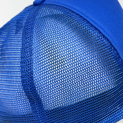 Vintage 80s Falcon Cable TV Trucker Hat Baseball Cap Missouri Mesh Snapback Blue