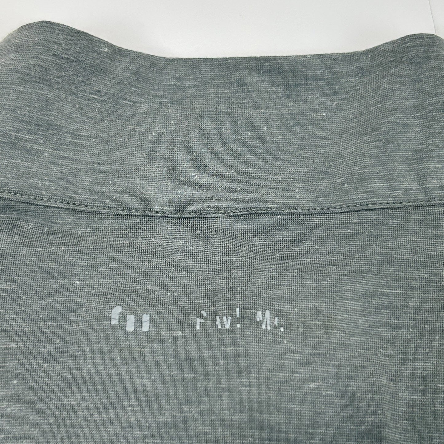 World Series of Poker 1/4 Quarter Zip Shirt Travis Mathew WSOP Gray Mens L Large