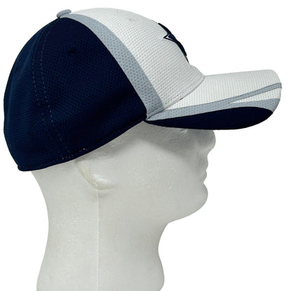 Dallas Cowboys Hat Blue White New Era 39Thirty NFL Baseball Cap Flex S/M