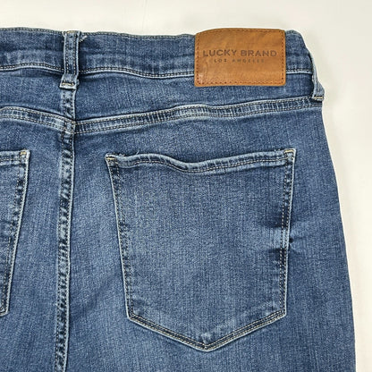 Lucky Brand Stevie Jeans High Rise Flare Stretch Pockets Blue Womens 14-32