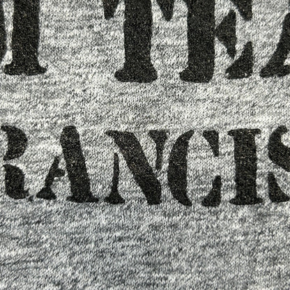 Vintage Alcatraz Swim Team T Shirt Mens L Large Gray 80s Penitentiary Prison