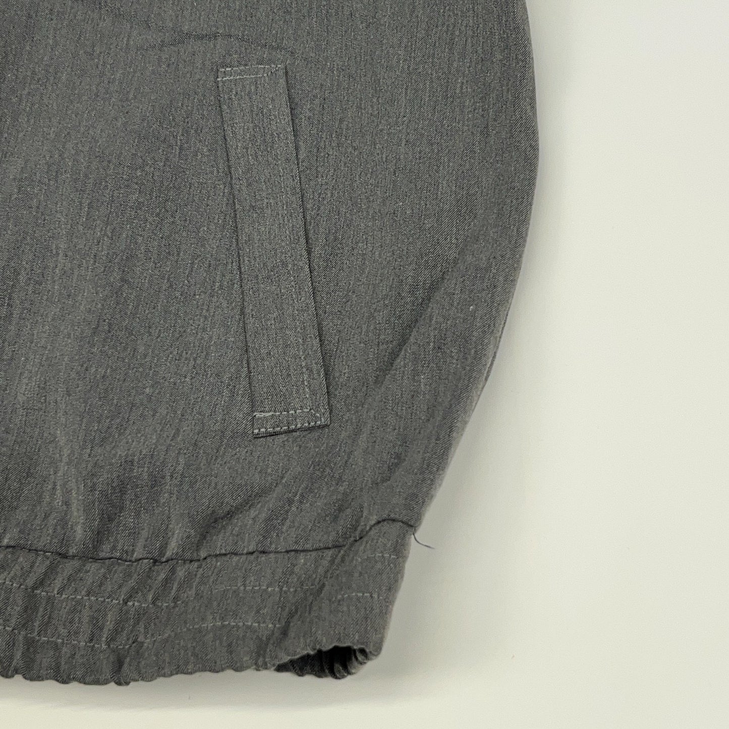 Fashion Nova Men Relaxed Upper East Side Full Zip Jacket Gray Mens 3XL XXXL