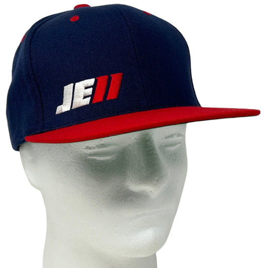 JE11 Julian Edelman Hat Blue New England Patriots 6 Panel Snapback Baseball Cap