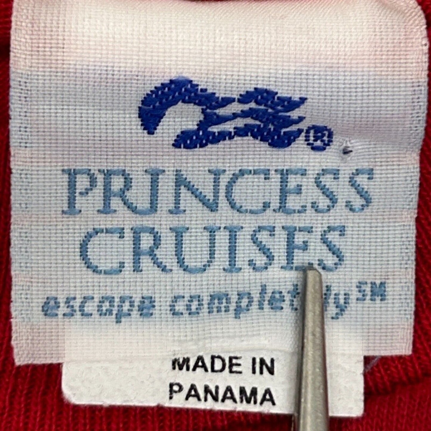 Vintage Venice Italy Princess Cruises T Shirt Mens Small Cruise Liner Ship Red