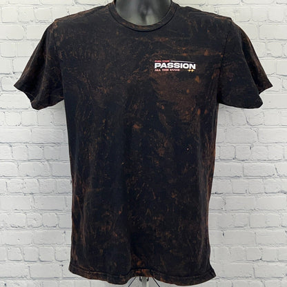 Mitsubishi Lancer Evolution X Evo X T Shirt S Small Bleach Tie Dye JDM Graphic