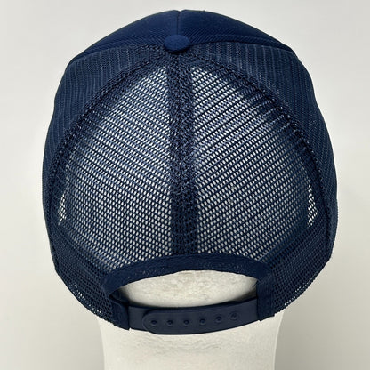 Vintage Sawyer Brown Trucker Hat Cap Blue Country Western Music Band Snapback