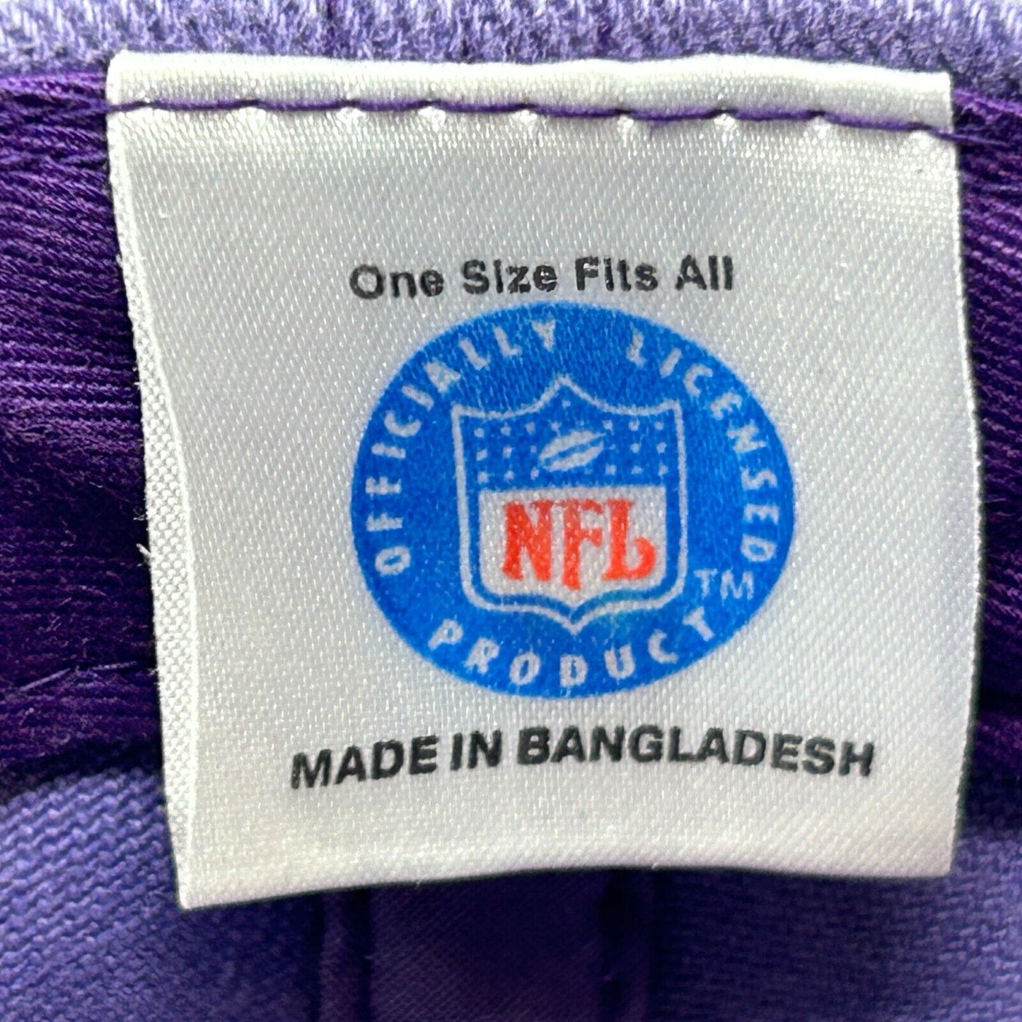 Minnesota Vikings Vintage 90s Hat NFL Purple Logo Athletic Baseball Cap