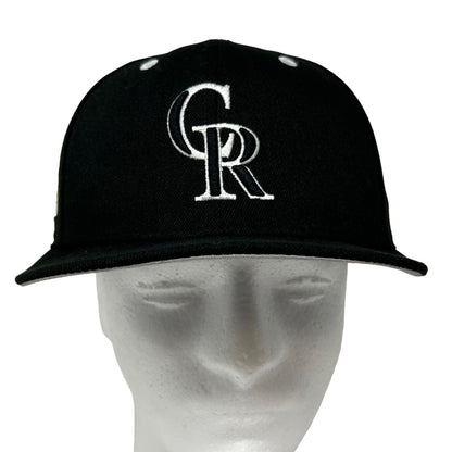 Colorado Rockies Hat Black World Series New Era 59Fifty MLB Baseball Cap 7 1/4