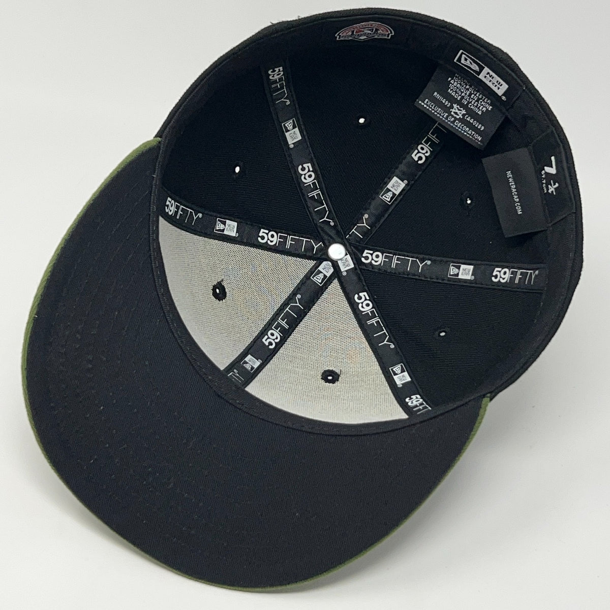 Binghamton Rumble Ponies Hat Baseball Cap Fitted 7 1/4 Black New Era Military